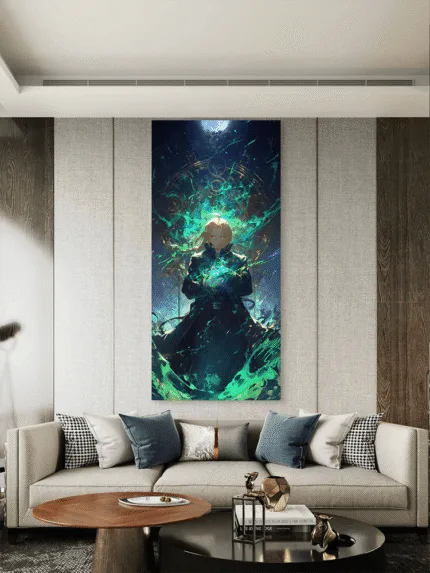 Full Metal Alchemist Anime Edward Elric Slike na metalu Poster na aluminijumu