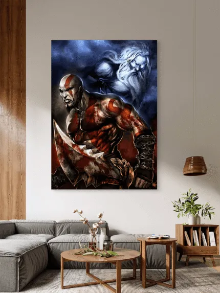 God of War Igrice Gaming Game Slike na metalu Poster na aluminijumu