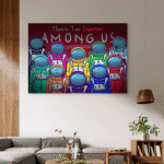 Among Us Igrice Gaming Game Slike na metalu Poster na aluminijumu