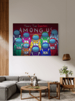 Among Us Igrice Gaming Game Slike na metalu Poster na aluminijumu