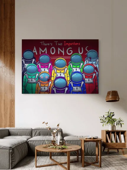 Among Us Igrice Gaming Game Slike na metalu Poster na aluminijumu