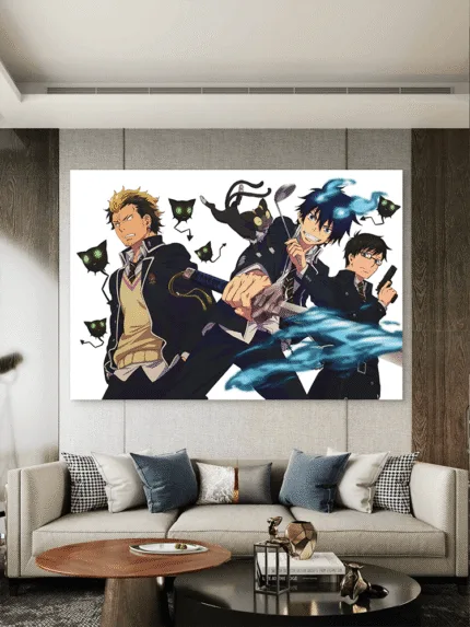 Blue Exorcist Anime Slike na metalu Poster na aluminijumu