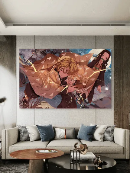 Demon Slayer Anime Slike na metalu Poster na aluminijumu