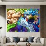Dragon Ball Anime Gogeta Broly Slike na metalu Poster na aluminijumu