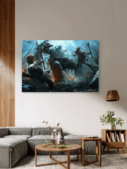 God of War Igrice Gaming Game Slike na metalu Poster na aluminijumu