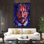John Wick Painting Film Slike na metalu Poster na aluminijumu