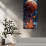Lopta za Basket Košarka Basketball Sport Slike na metalu Poster na aluminijumu