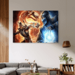 Mortal Kombat Igrice Gaming Game Slike na metalu Poster na aluminijumu