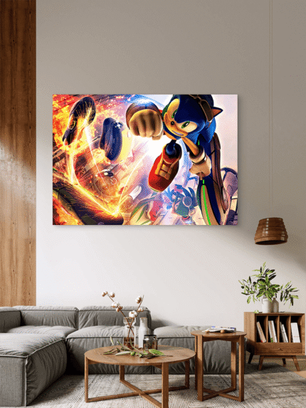 Sonic the Hedgehog Slike na metalu Poster na aluminijumu