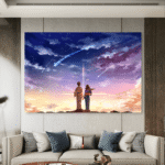 Your Name Anime Slike na metalu Poster na aluminijumu