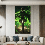 Attack on Titan Anime Levi Ackerman Slike na metalu Poster na aluminijumu