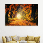 Jesenja Šuma Slike na metalu Poster na aluminijumu