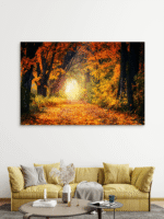 Jesenja Šuma Slike na metalu Poster na aluminijumu