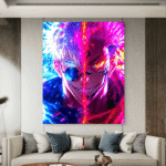 Jujutsu Kaisen Gojo Sukuna Anime Slike na metalu Poster na aluminijumu