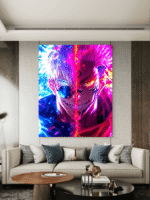 Jujutsu Kaisen Gojo Sukuna Anime Slike na metalu Poster na aluminijumu