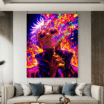 Jujutsu Kaisen Satoru Gojo Anime Slike na metalu Poster na aluminijumu