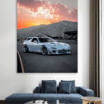 Mazda rx7 Supercar Slike na metalu Poster na aluminijumu