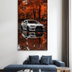 Mitsubishi EVO Sportcar Slike na metalu Poster na aluminijumu