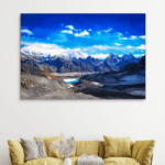 Mount Everest Oblaci Planina Slike na metalu Poster na aluminijumu