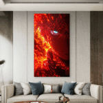 My Hero Academia Todoroki Anime Slike na metalu Poster na aluminijumu
