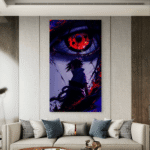Naruto Sasuke Uchiha Anime Slike na metalu Poster na aluminijumu