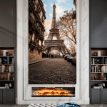 Paris Eiffel Tower - 2 Slike na metalu Poster na aluminijumu