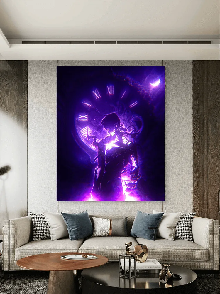 Solo-Leveling-Sung-Jinwoo-2 Solo Leveling Sung Jinwoo Anime Slike na metalu Poster na aluminijumu