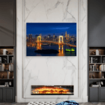 Tokyo Rainbow Bridge Slike na metalu Poster na aluminijumu