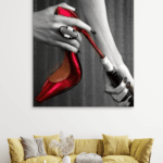 Vogue Fashion Vintage Slike na metalu Poster na aluminijumu