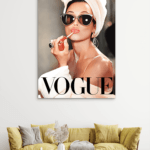 Vintage Vogue Slike na metalu Poster na aluminijumu