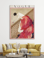 Vogue Vintage Slike na metalu Poster na aluminijumu