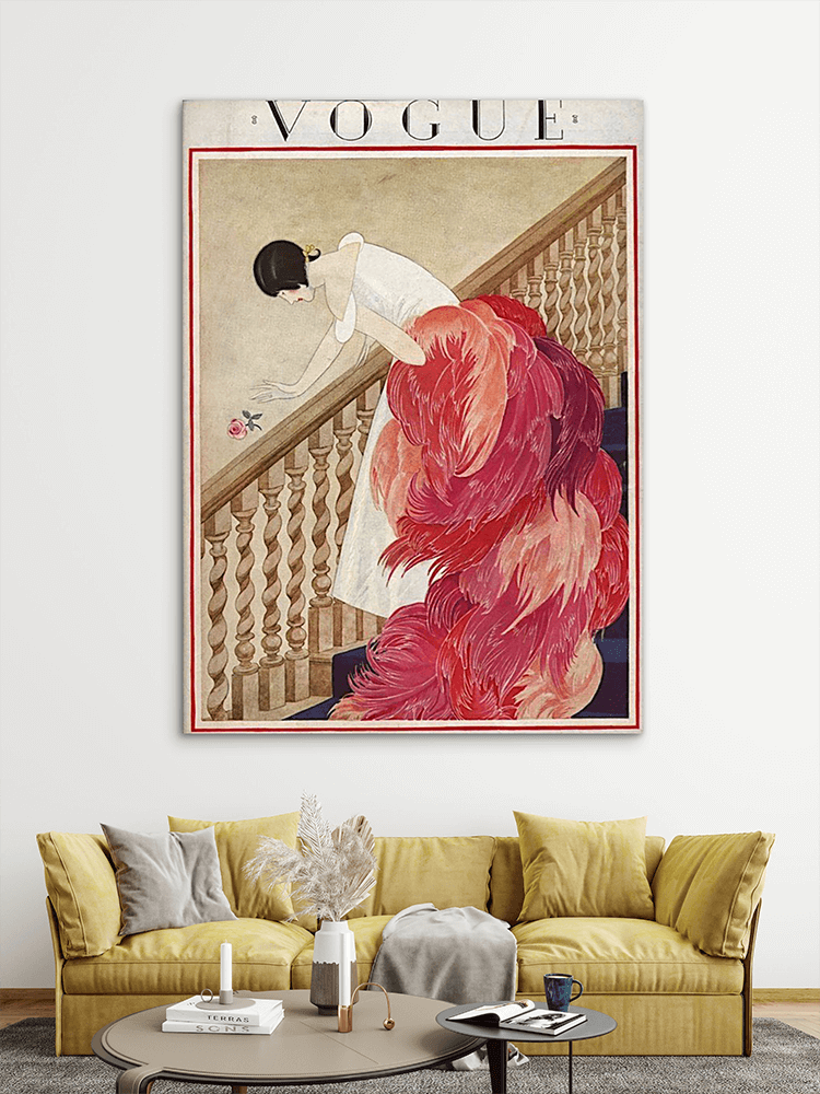 Vogue-Poster-2 Vogue Vintage Slike na metalu Poster na aluminijumu