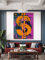 Money Pop Up Umetnost Slike na metalu Poster na aluminijumu