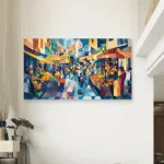 Apstraktna slika - pijaca Umetnost Slike na metalu Poster na aluminijumu